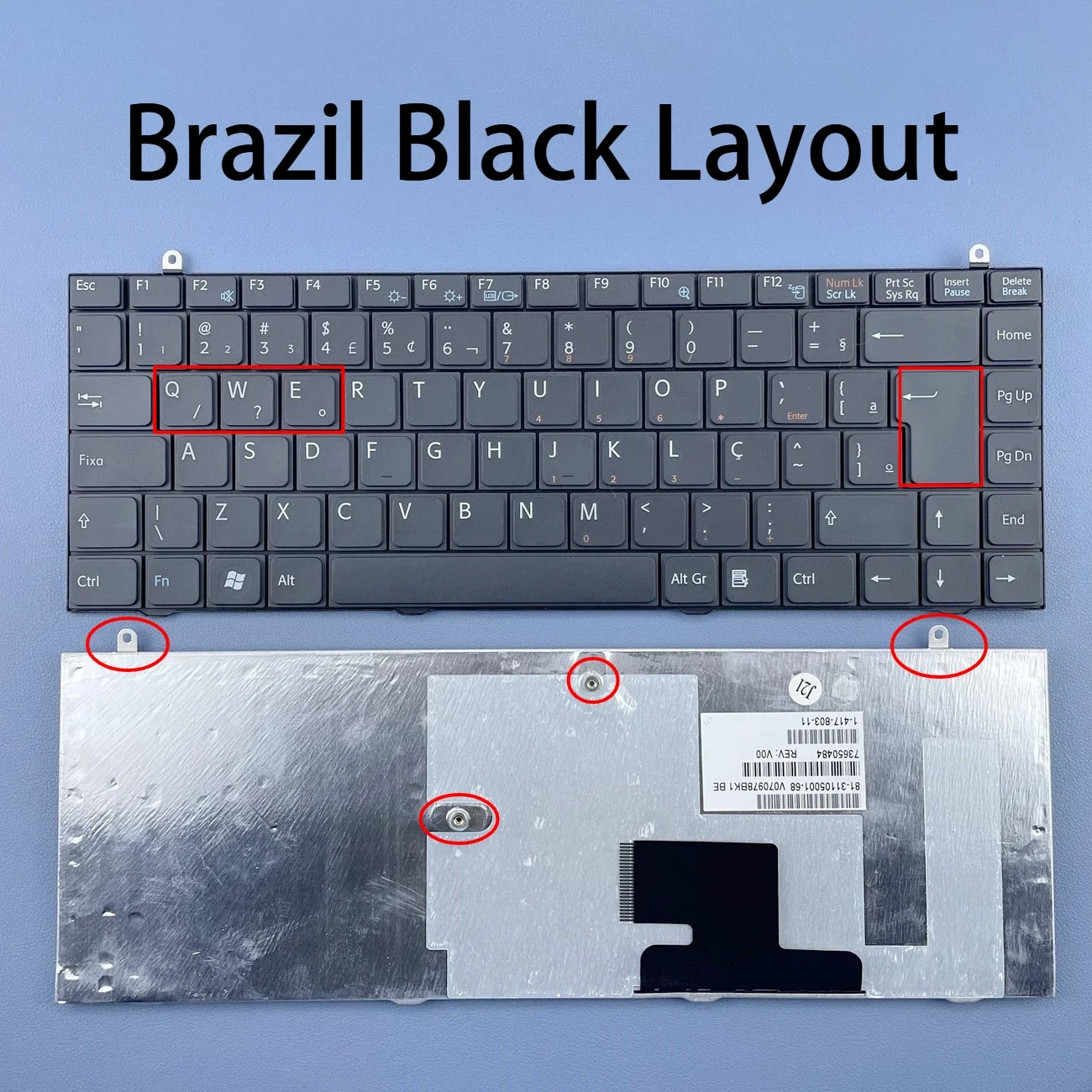 Brazil Laptop Keyboard For Sony Vaio VGN-FZ FZ440E PCG-391T PCG-381T PCG-38CP VGN-FZ15 VGN-FZ17 VGN-FZ18 VGN-FZ18E Series