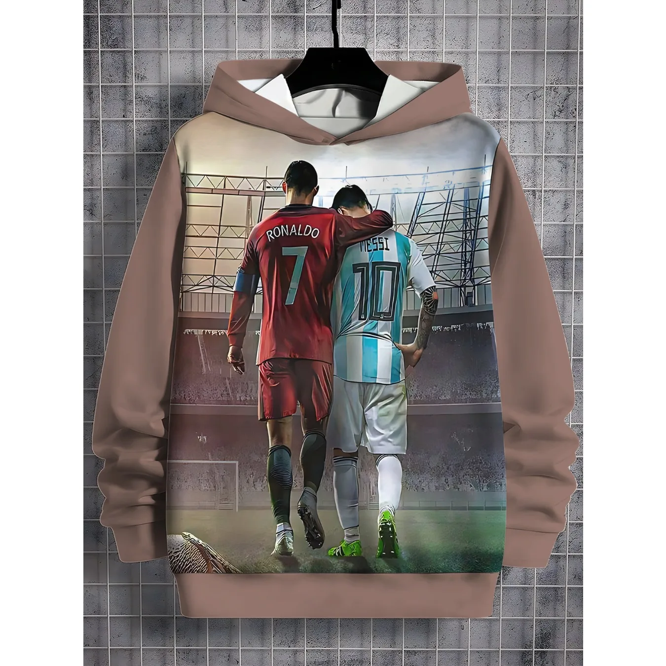 جديد 3D طباعة لاعب كرة القدم جميع المواسم الأطفال عارضة رونالدو البلوز بارد البلوز الأعلى C-Cr7 للجنسين الملابس #5