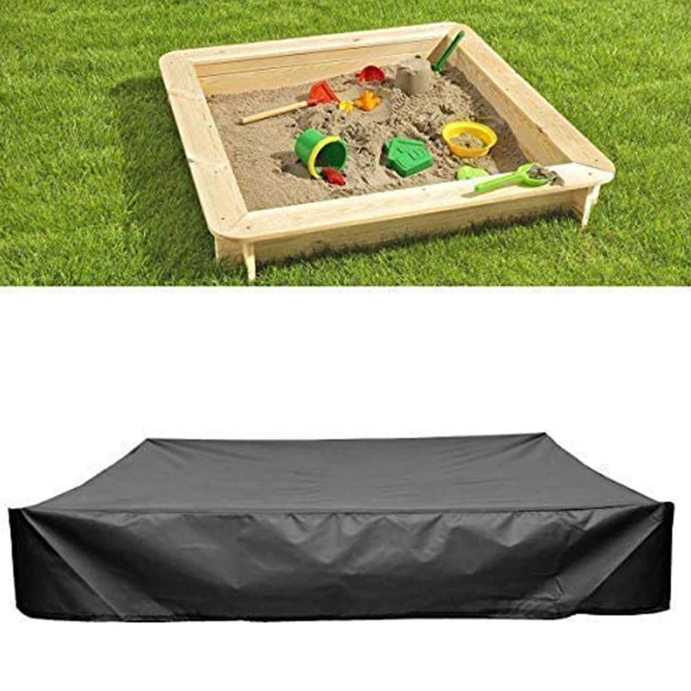 Children Toy Canopy Sandbox Sleeve Square Sandpit Pool Foldable Sun Shade Bunker to Protect the sand and toy avoid contamination