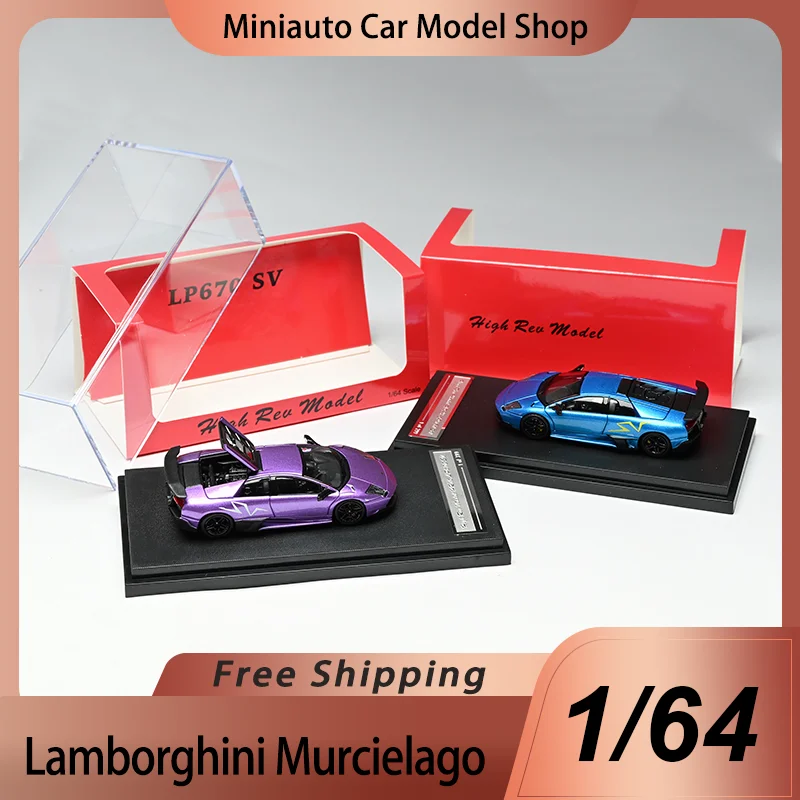 

New In Stock High Rev Model 1:64 Lamborghini Murcielago Lp670-4 Sv Alloy Miniature Diecast Model Sports Car Model Toys Kids Gift