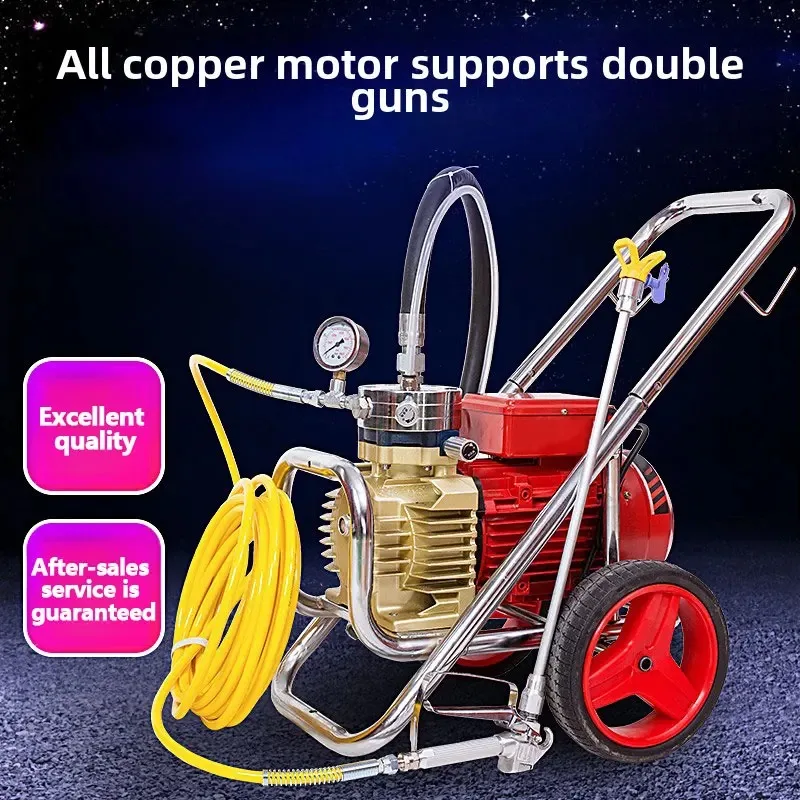 Paint Spraying Machine  Manufacture Direct Selling High-power High-pressure Airless Spray Machine  Latex Paint Sprayer