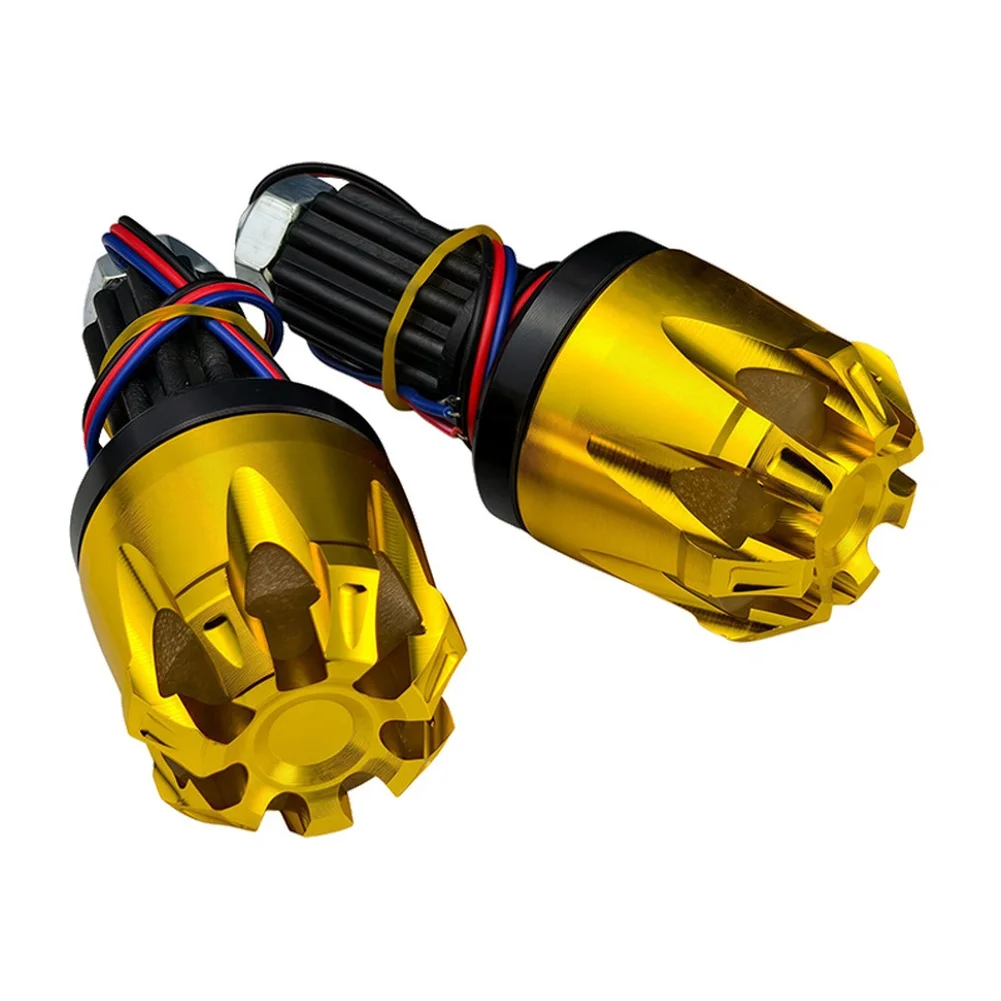 Night Rides Motorcycle Upgrade Gold,Black,Red,Blue,Silver Motorcycle Connector LED Adapter LED Lighting Built-in Lights