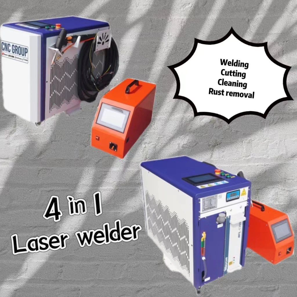 3 in 1 function laser welding cutting cleaning machine handheld portable type 1000w 2000w 3000w