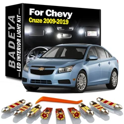 BADEYA 13Pcs Sun visor Lamp LED Interior Map Dome Trunk Light Kit For Chevrolet Chevy Cruze 2009- 2014 2015 2016 2017 2018 2019