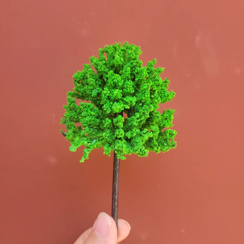 14cm Model Tree Street Tree Road Tree Green Belt Tree Model Train Railway Layout Scenery Diorama Diy Window Decoration