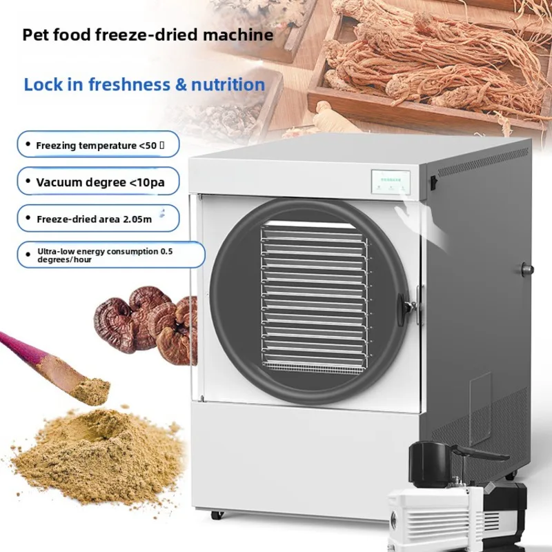 

Fruits, Vegetables, Pet Food, Medicinal Products, Commercial Low-temperature Vacuum Freeze Dryer