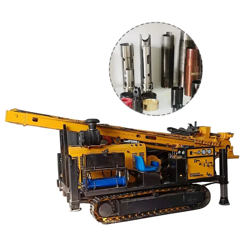 600m Hydraulic Crawler SPT Mine Core Drilling Rig Geological Mining Exploration Coring Machine Equipment