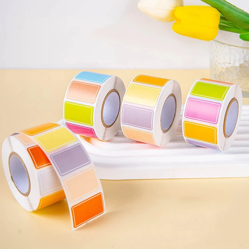 Colorful Label Stickers Waterproof Self-Adhesive Logo Handwritten Name Name Stickers Index Stickers 500 Stickers