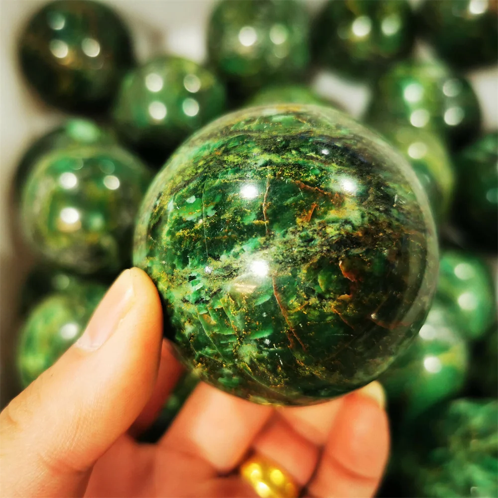 

Natural Jade Orb Reiki Healing Meditation Room Office Decoration Gift Feng Shui Ornaments