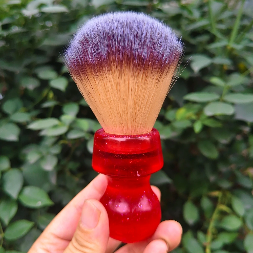Resin Handle Stamp shape Tuxedo Shaving Brush Wet Shaving Brush For Men