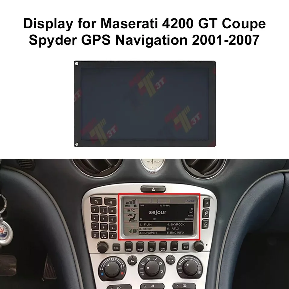 Dashboard LCD Display for Maserati 4200 GT Coupe Spyder GPS Navigation