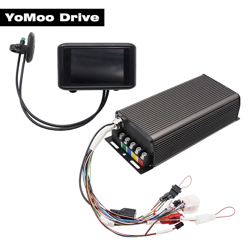 

Sabvoton SVMC72200 APT V2 4KW-6KW 72V DC 200A Phase 450A BLDC Hall Sensor Motor Controller with TFT UKC1 Display and Bluetooth