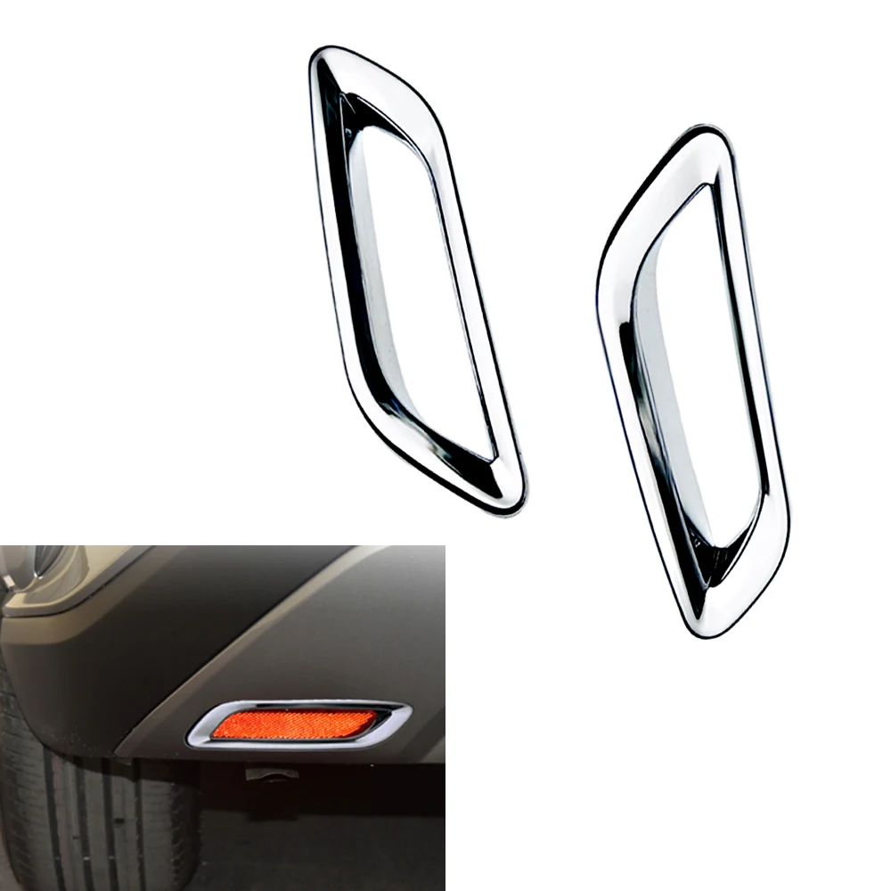 Fit For Lexus RX350 RX350h 2023 Chrome Rear Bumper Fog Lamp Reflector Decor Trim Car Accessories