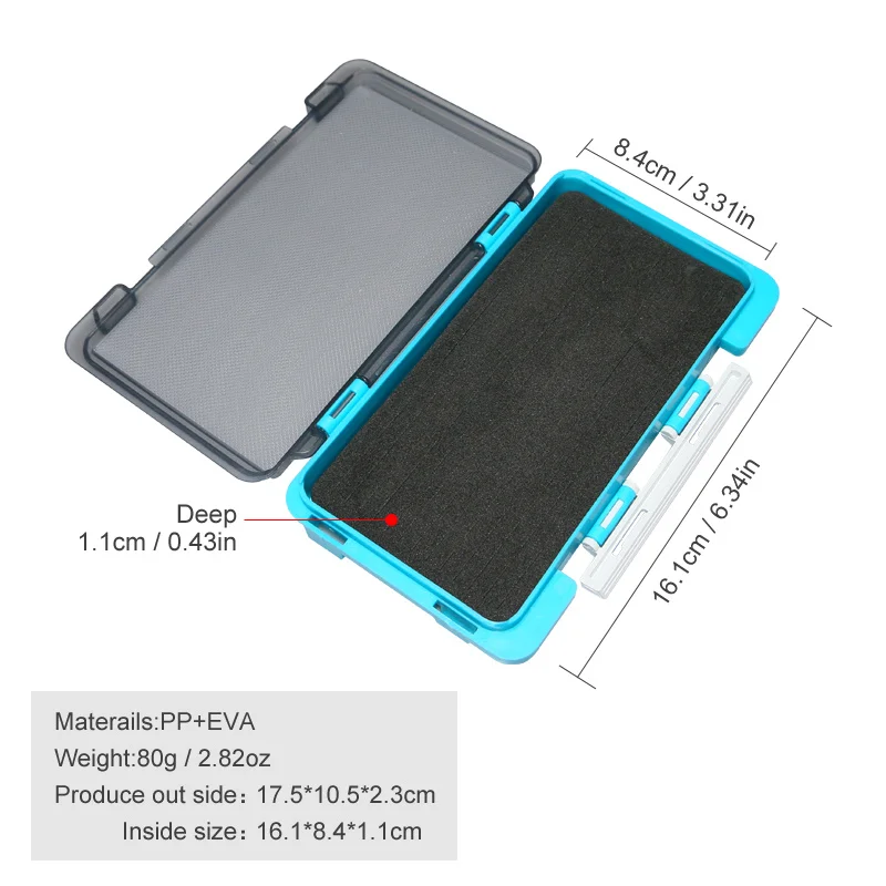 New Plastic Fishing Box Portab - Fishing Lure Spoon ulasan dan harga