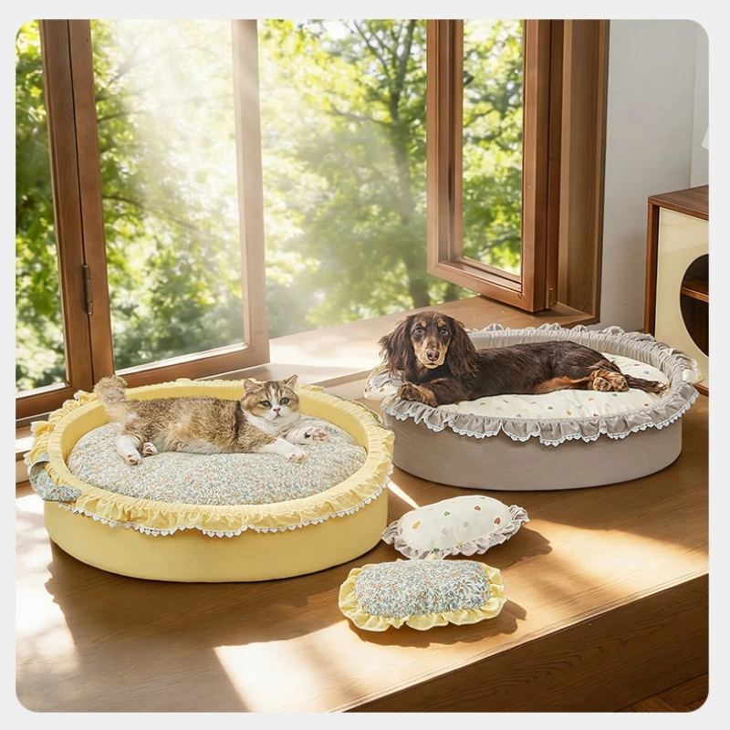 Cama para Perro, Nido para Gato, Cálida para Invierno, Sofá Grueso para Mascotas, Universal para Todas las Estaciones, Accesorios para Perros, Camas para Perro, Artículos para Cachorros, Mascotas