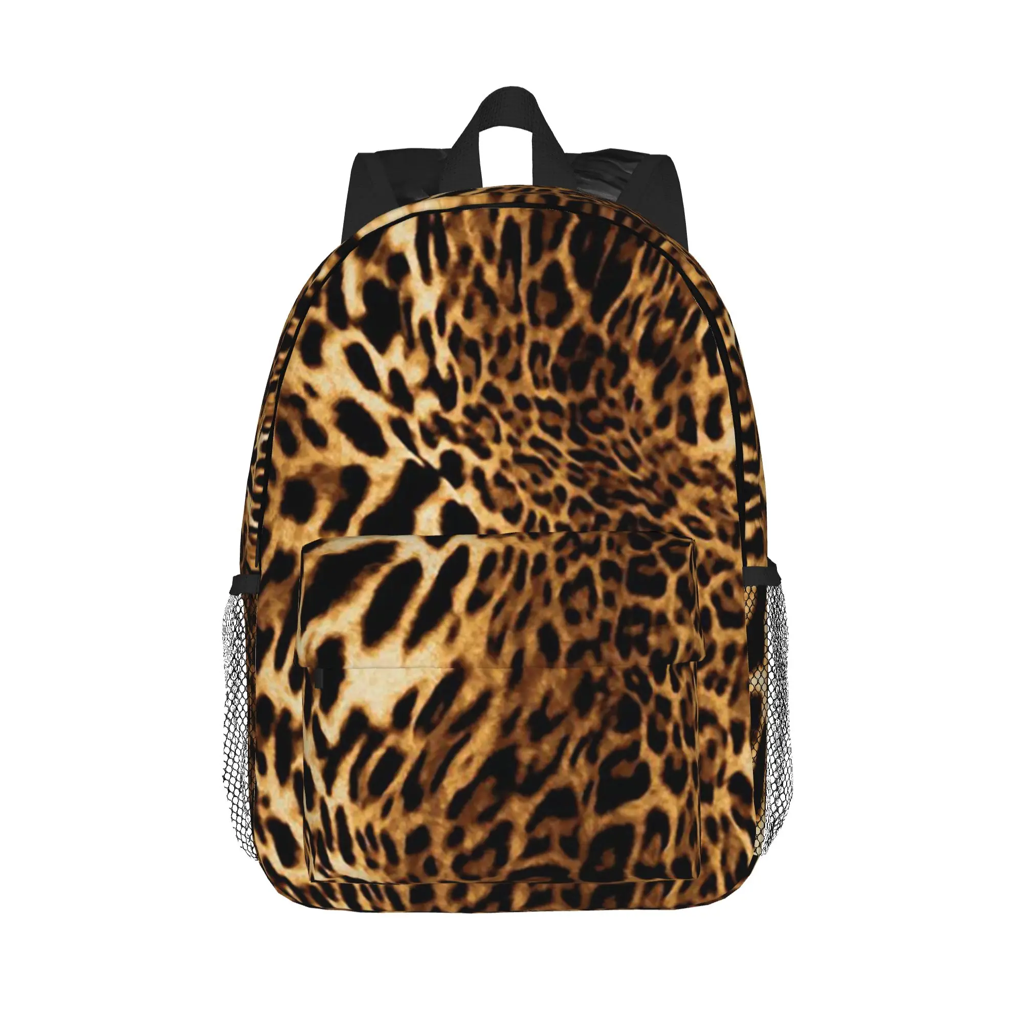 Leopard Skin Backpack Hot Sale Daypack Large Capacity Boys Girls BookBag Shoulder Bags for Men Women School Bag