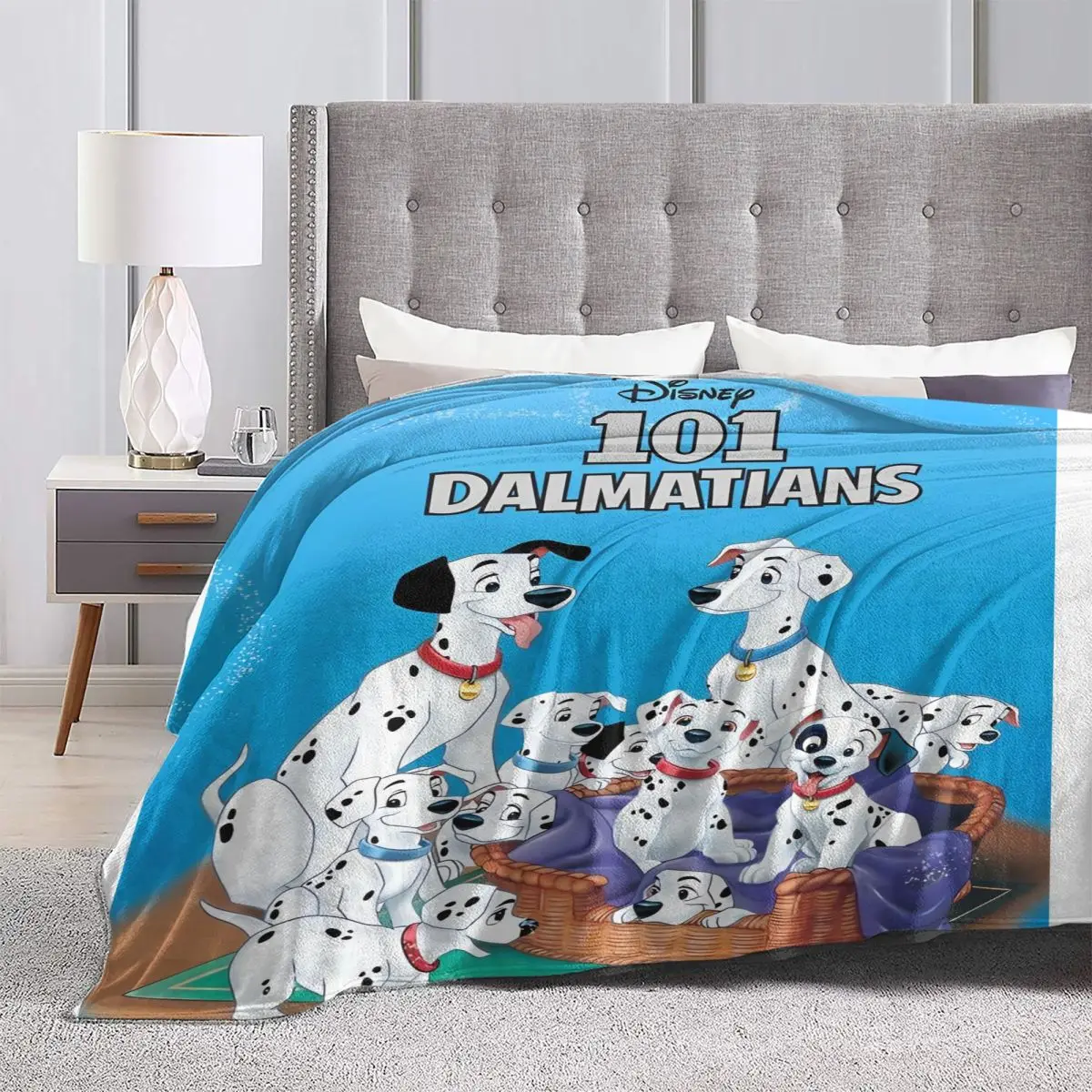 101 Dalmatians Blanket Warm Soft Fluffy Plush Throw Blanket For Living Room Travel Office Flannel Bedspread Bed Cover