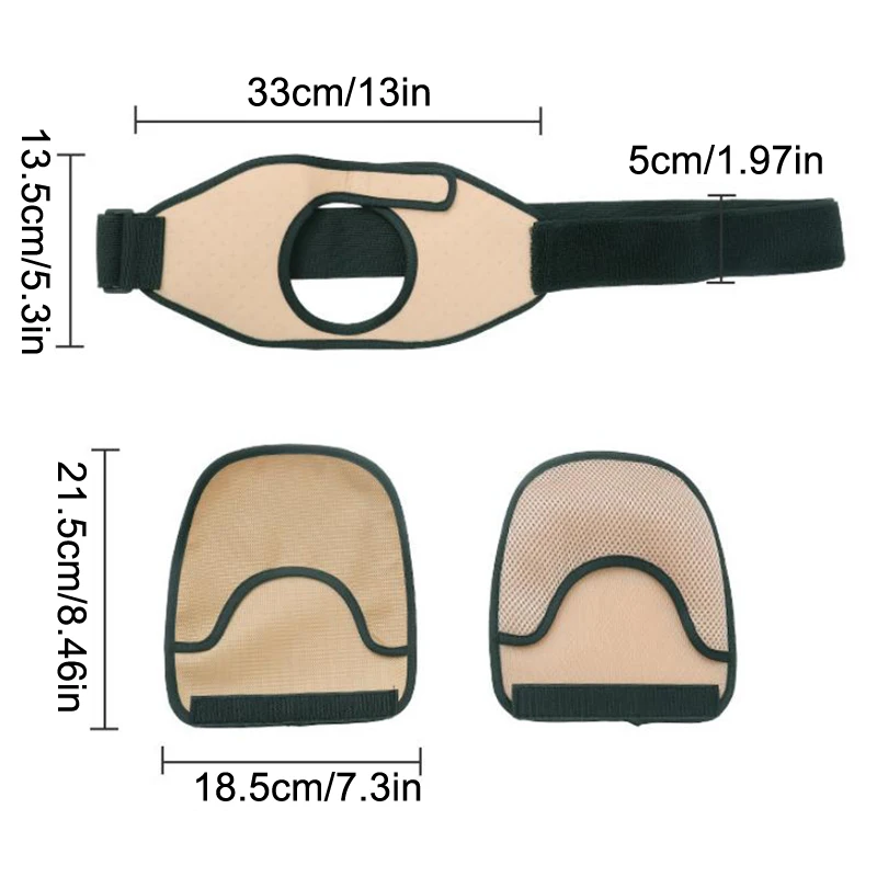 

Portable Ostomy Bag Support Belt Pouch Cover with High Flexibility Soft Oxford Mesh Cloth Breathable Design for Women And Men