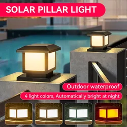 Salor Energy-luz impermeable para jardín, lámpara de pared de 15CM/20CM, alimentada por energía Solar para iluminación de patio y estacionamiento