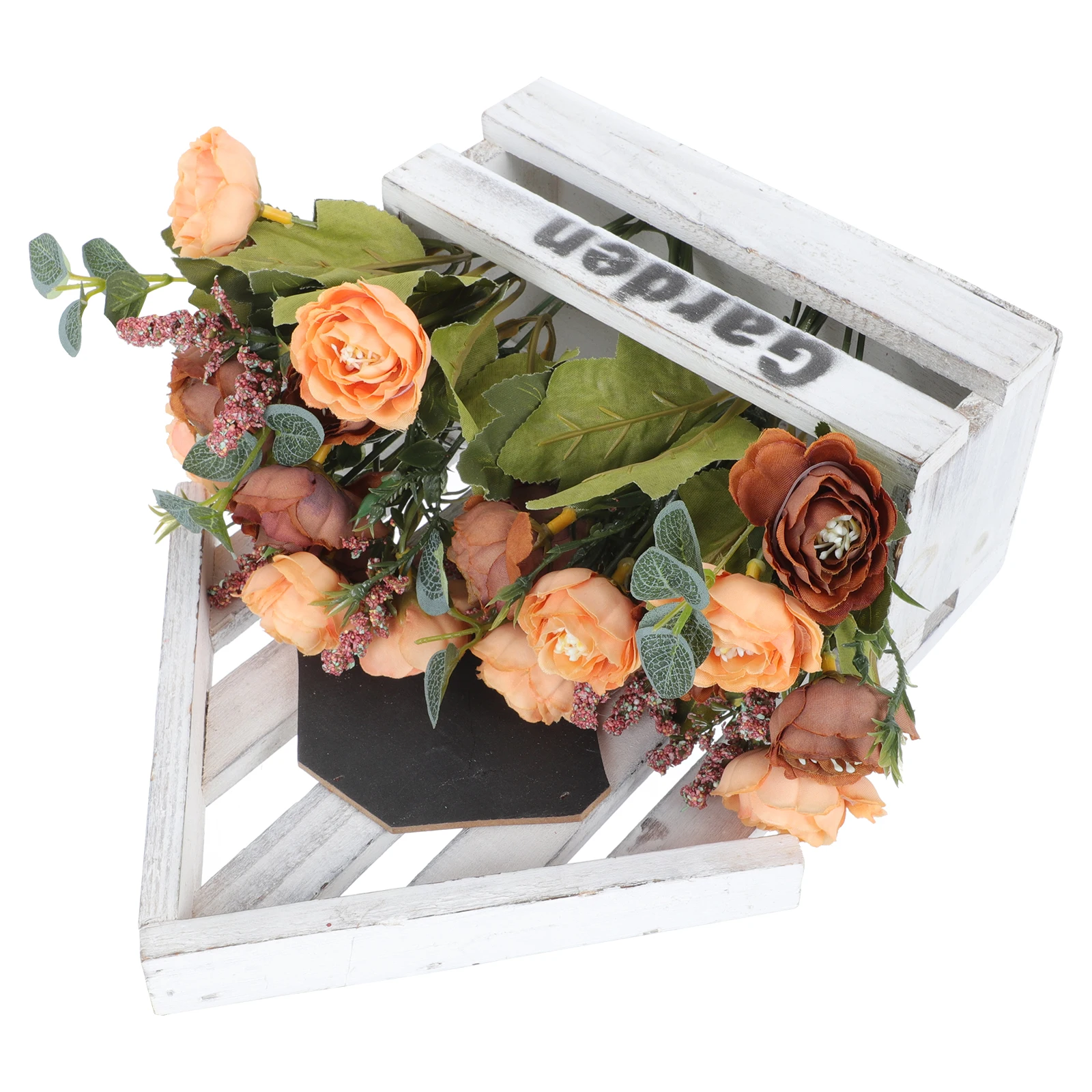 

1pc Simulated Rose Wall Hanging Decoration Fake Flower Pendant Indoor Outdoor Long Lasting DurableBright Warm Room Garden Prop