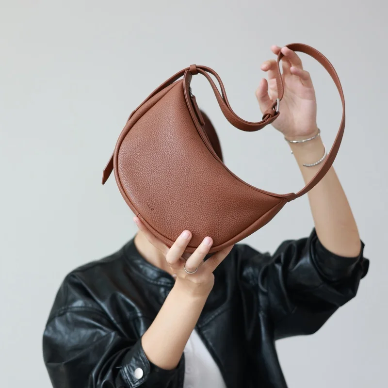 

Роскошные женские сумки через плечо из натуральной кожи на молнии, мягкая и удобная сумка через плечо, регулируемый плечевой ремень