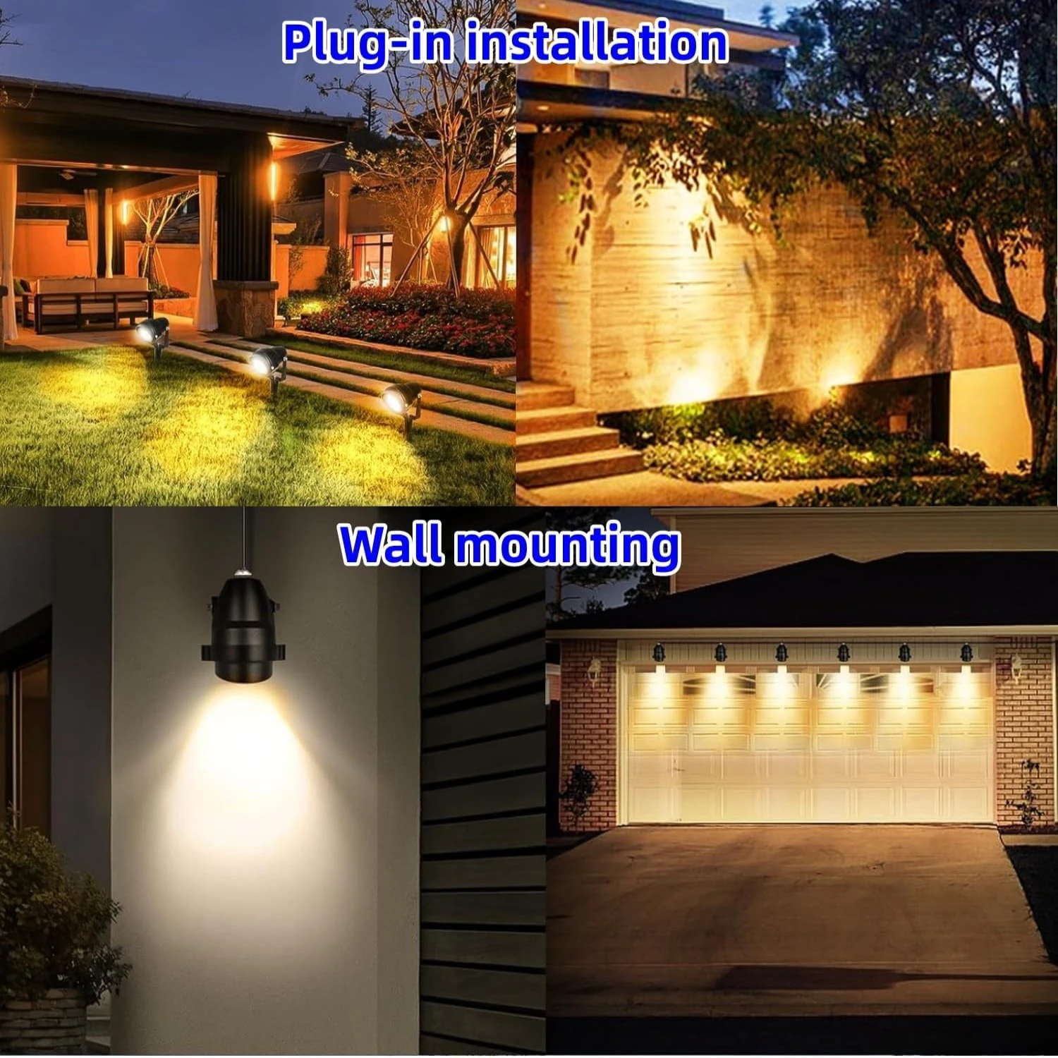 Enhanced Durable ETL Listed COB LED Spotlight - Reliable Long-lasting Performance for Garden Yard Decor and Outdoor Illumination