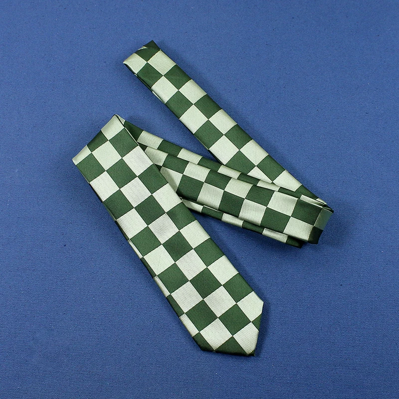 Spiel Your Turn To Die Chidouin Sara Cosplay Japanische JK Grün Plaid Krawatte Halloween Weihnachten Zubehör Prop Für Frauen Männer – Detail 1