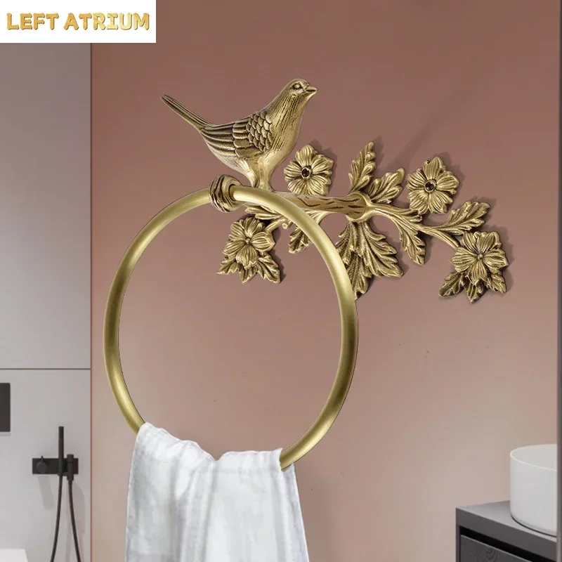 porta-asciugamani-decorativo-a-forma-di-uccello-in-rame-americano-porta-asciugamani-da-parete-per-bagno-accessori-da-bagno-in-metallo