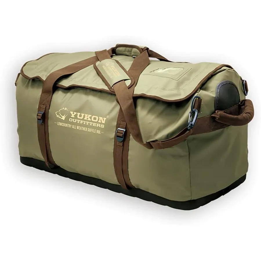 유콘 아웃피터스 아웃도어 캠핑 하이킹 로우 컨트리 올웨더 더플 백 엑스트라 라지 - 90L