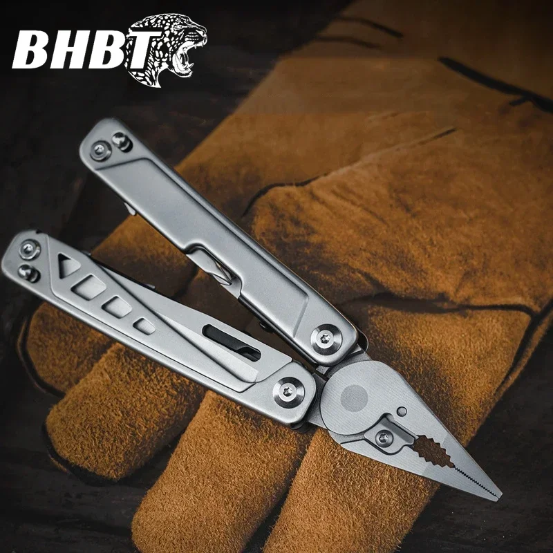 BHBT 18 In 1 EDC Multi Tool Pliers Folding Knife Tactical Hoxagon Wrench Saw Pocket Camping Survival Multitool Hand Tools