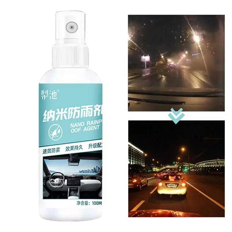 

Water Repellent Car Windshield Spray Anti Coating Spray Car Windscreen Cleaner Hydrophobic Anti-fogging Agent for Auto Cleaning