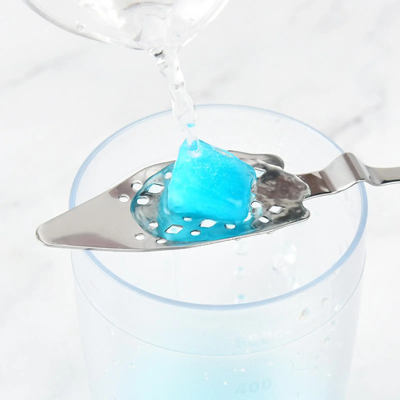 Bitters Spoon Glass Cup Drinking Filter Dripper Wormwood Spoon Stainless Steel Hollowed Cocktail Bar Tool