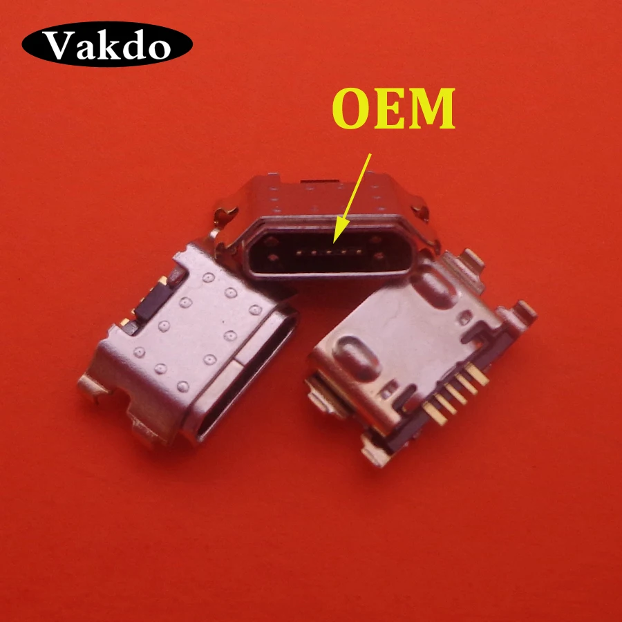 Conector Micro USB para Samsung Galaxy A01, A015, A015V, A015F, A032, M01, M015, M015F, A03 Core, A032F, 10-100 unidades