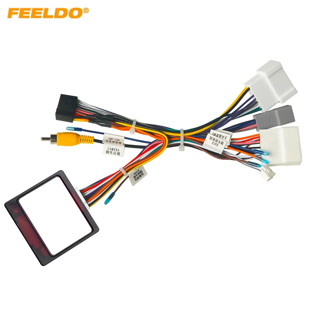 Android Audio 16PIN Power Cable Adapter For Renault Captur 2017Clio 2017/Dacia 2017/ Power Wiring Harness