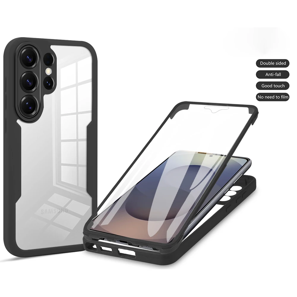 

Case for Samsung Galaxy S26 Ultra S26 Plus S26 Magnetic Full Coverage Shockproof Lens Protection Clear Case