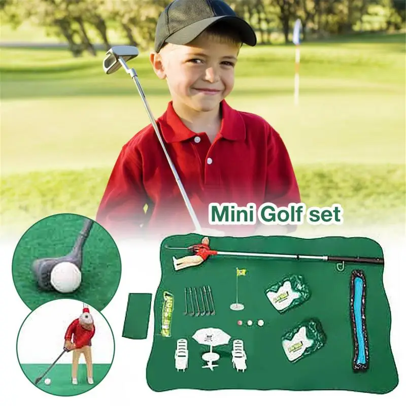 Mini Golf Professional Practice Set Golf Ball Sport Set Children's Toy Golf Club Practice Ball Sports Indoor Games Golf Training image 4
