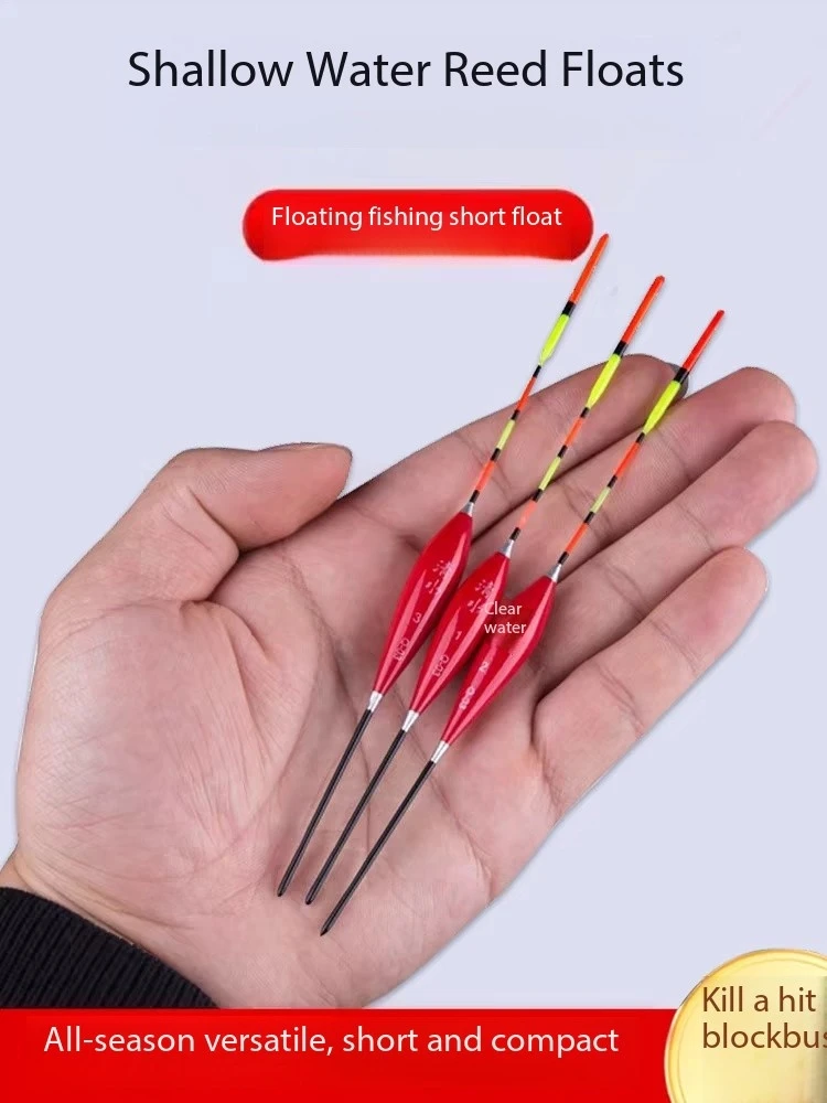 

Highly Sensitive Shallow Water Fish Float, Fish Pond, Stream, Grass Hole, Short Tail, Striking, Balcedarwood, Fishing Gear