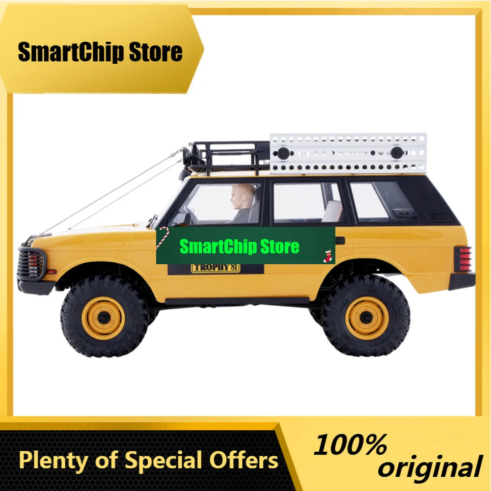 SmCpFMS FCX10 1/10 2.4G 4WD RC Car For Land Rover Camel Trophy Edition RS Officially Authorized Rock Crawler Off-Road Climbing T