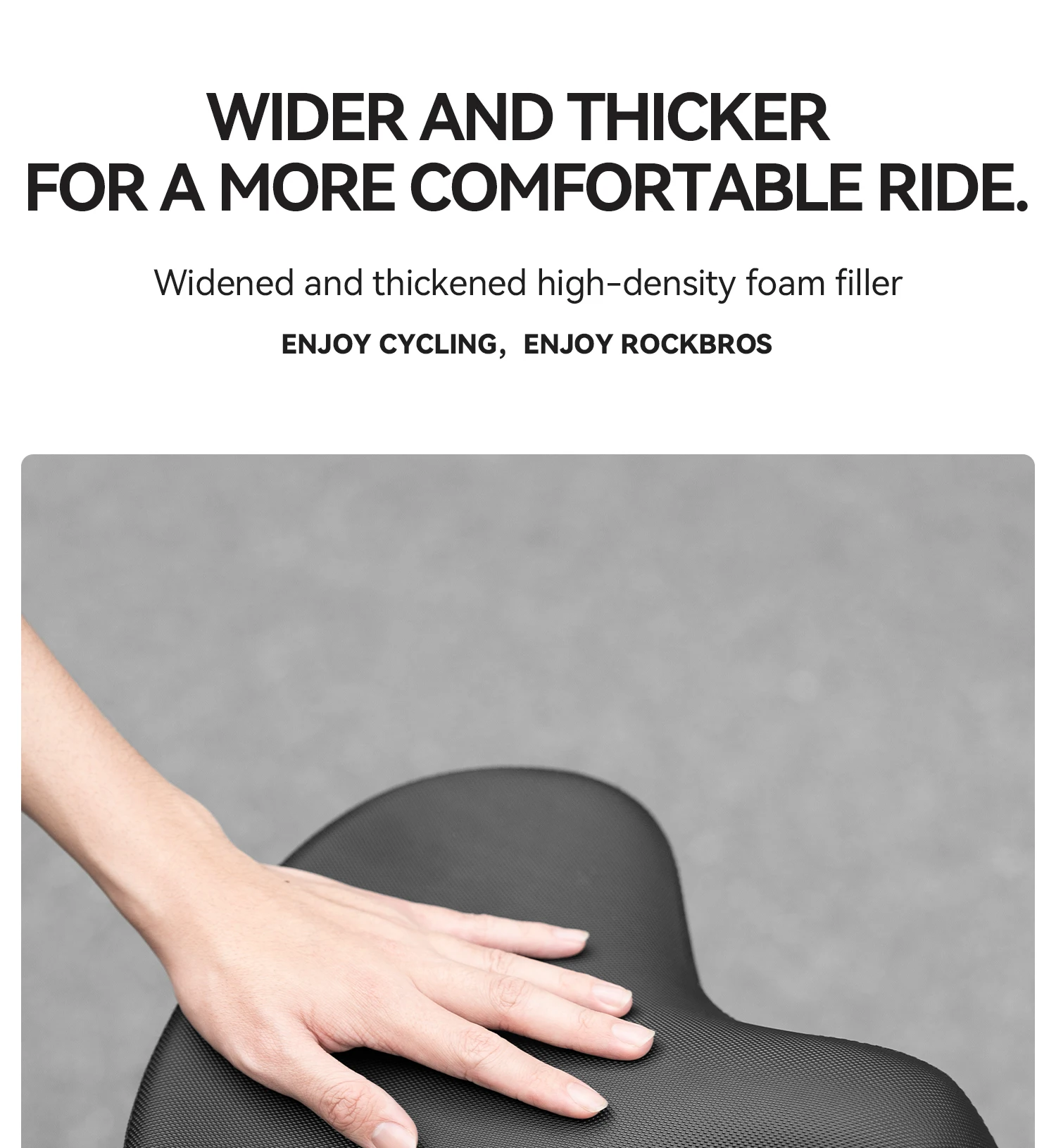 wide bike saddle overview
