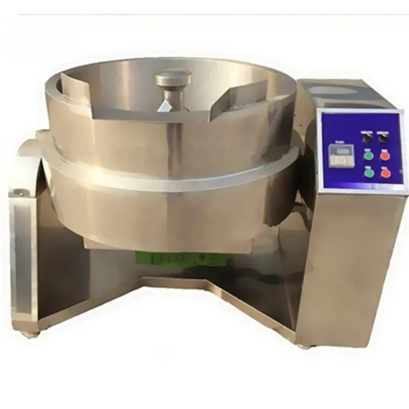 Industrial Tilt Fudge Making Jacket Kettle Machine Chinese Cooking Equipment