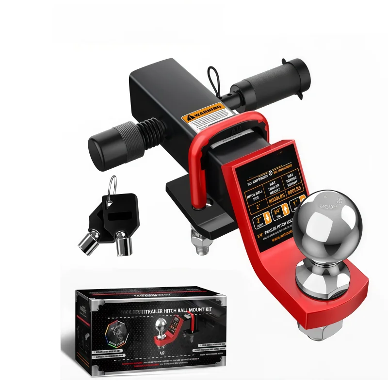 

Сверхмощный шарик для прицепа на колесах с квадратным ртом, универсальная буксировочная пластина, автомобильный крюк, крюк для Rogue, шаровая головка для прицепа