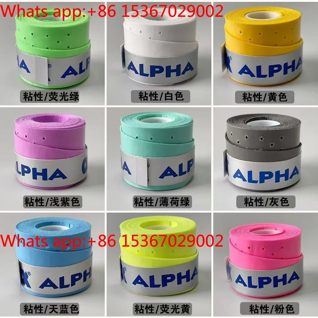 Alpha 30PCS Tennis Racket Overgrips Tacky Grips Ultra Thin 0.5mm Badminton Viscosity Sweatband Comfortable Fishing Tapes