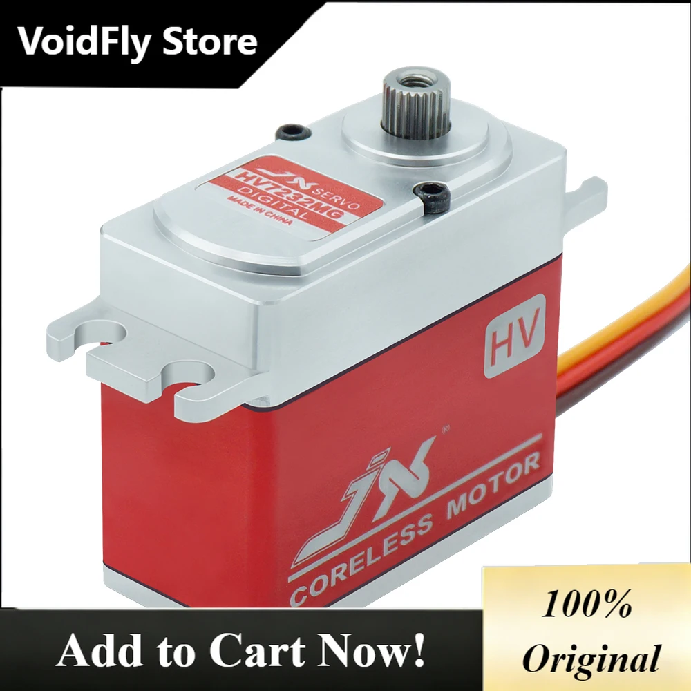 VoidFly JX Servo PDI-HV7232MG Waterproof 32KG High Precision Metal Full CNC Digital Coreless Standard For RC Helicopter DIY Acce