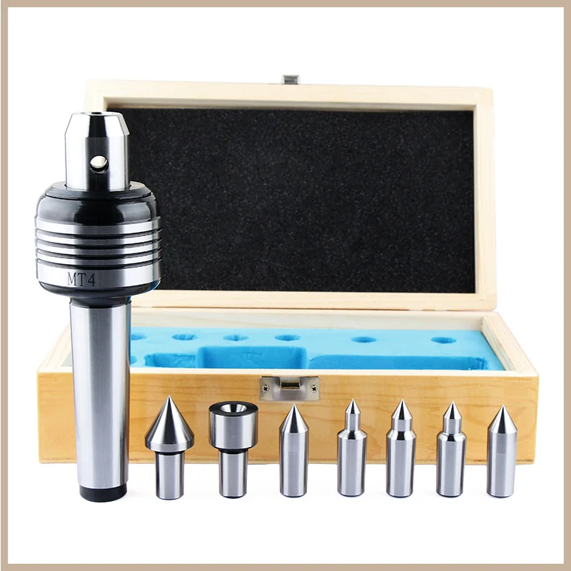 Precision MT4 plug-in rotary center mose MT4 top suit can change head multi-function thimble