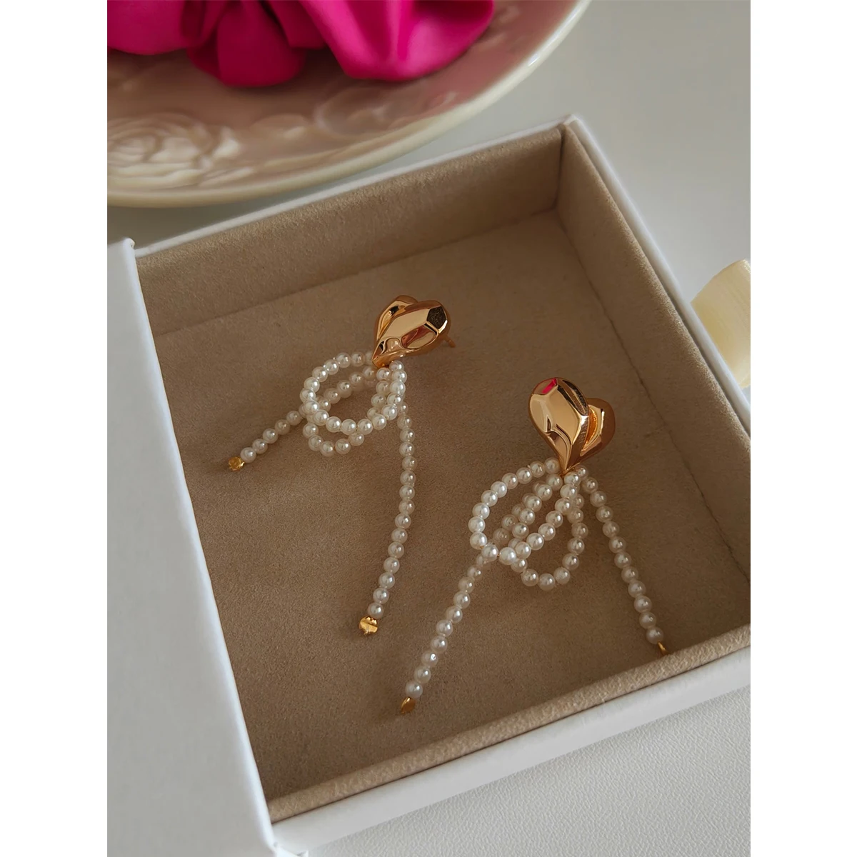 NEW ​ Full Body S925 Pure Silver Plated With 18K Real Gold | Beizhu Earrings 100610