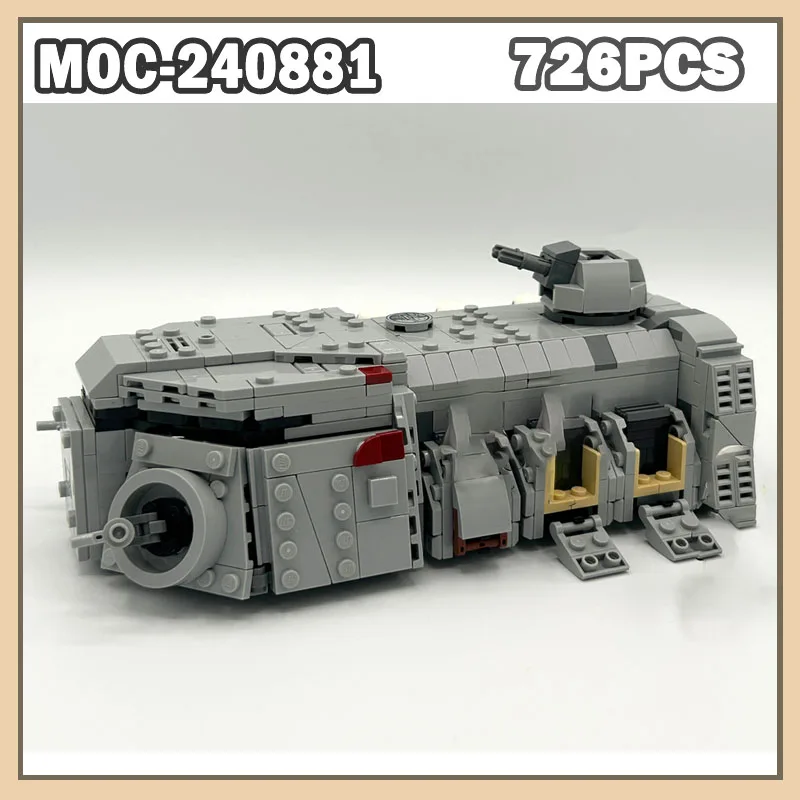 

MOC-240881 Building Blocks Cars Land Troop Transport Series Creative Gift Creativity Puzzle City Military VehiclesCar 726PCS