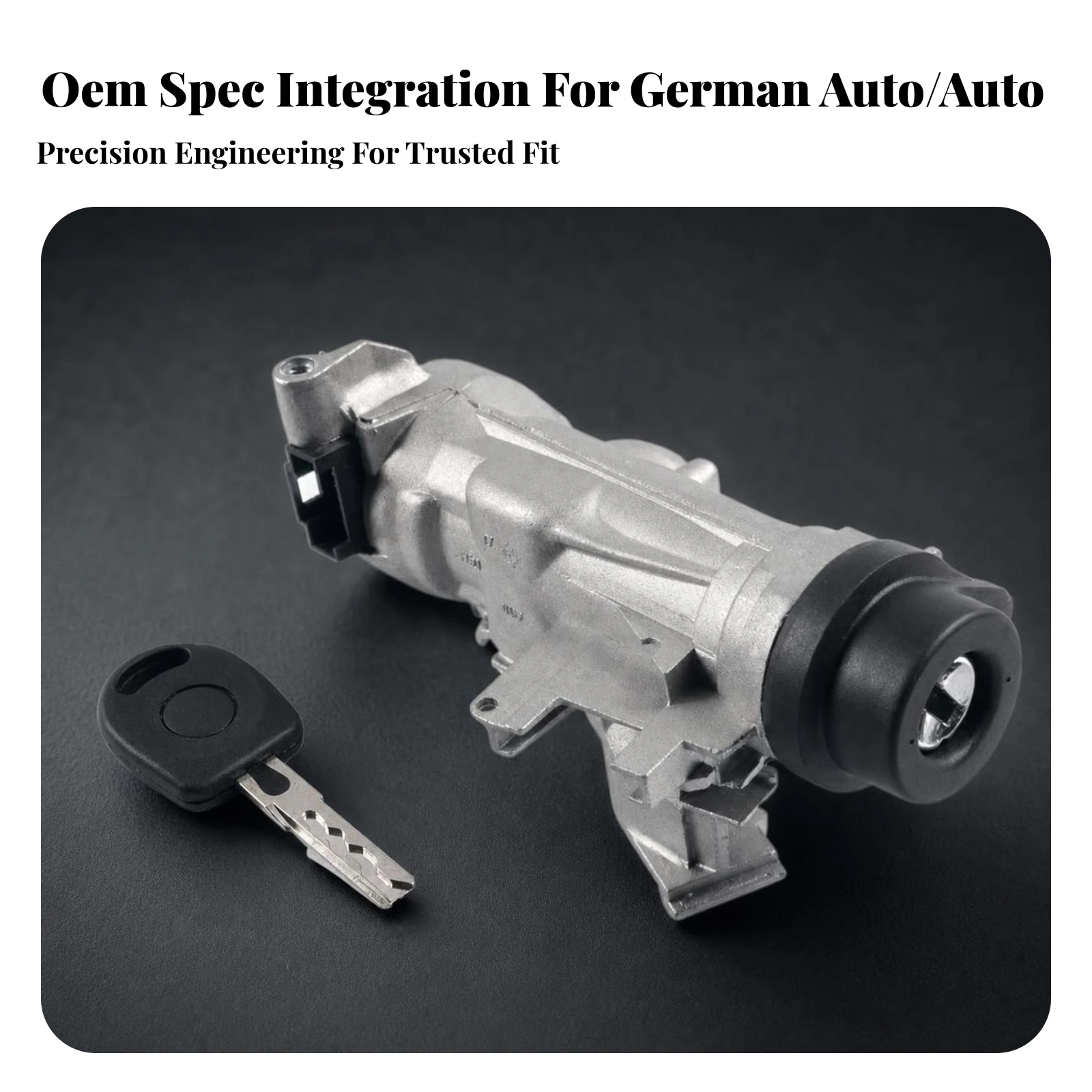 Ignition Lock Cylinder with Key High-Quality Ignition Switch Lock Cylinder with Key Car Part Aluminum Hardware Long-Lasting
