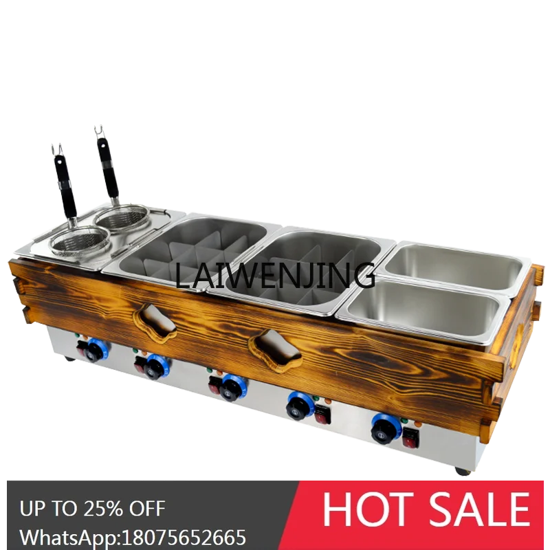 Oden cooking machine stall commercial Malatang nine grid pot