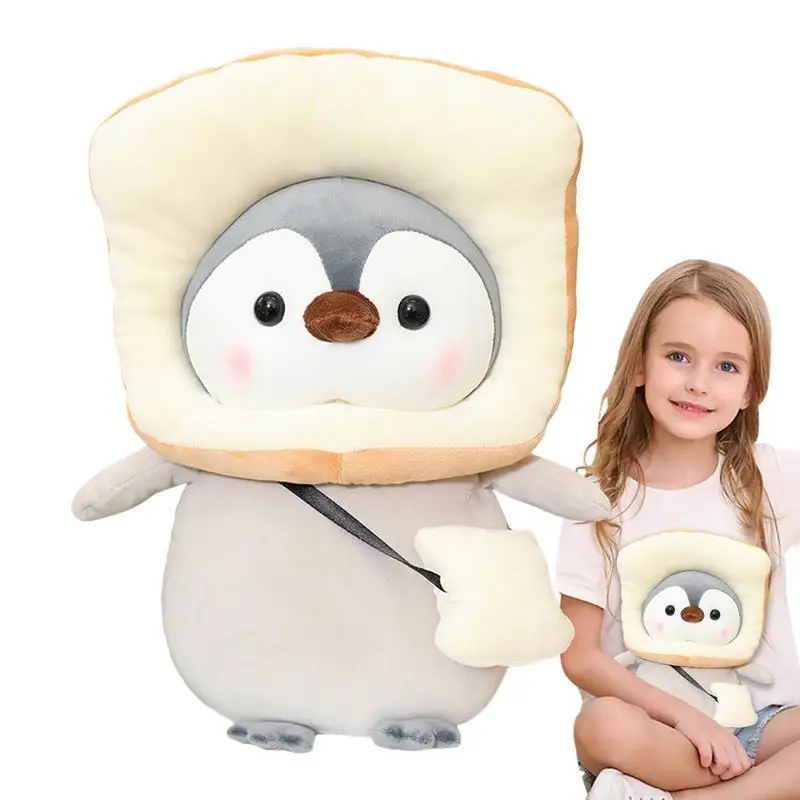 Stuffed Penguin Plush Kawaii Plushies Penguin Stuffed Toy 9inch Cute Penguin Stuffed Animals Plush Pillow for Comfort for Adults