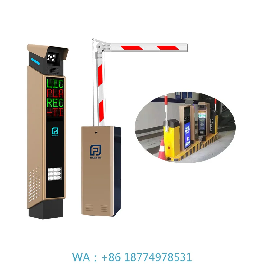 4MP 22lb Load Capacity Mobile Payment Car Parking Lot Lift AI-Powered 99.9% Accurate License Plate Recognition